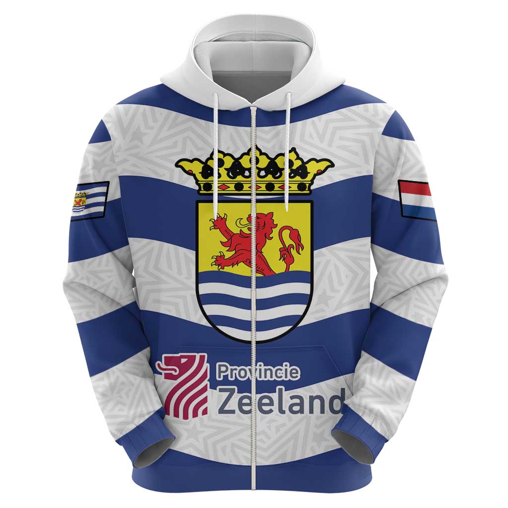 Netherlands Zeeland Province Hoodie Flag Style LT17