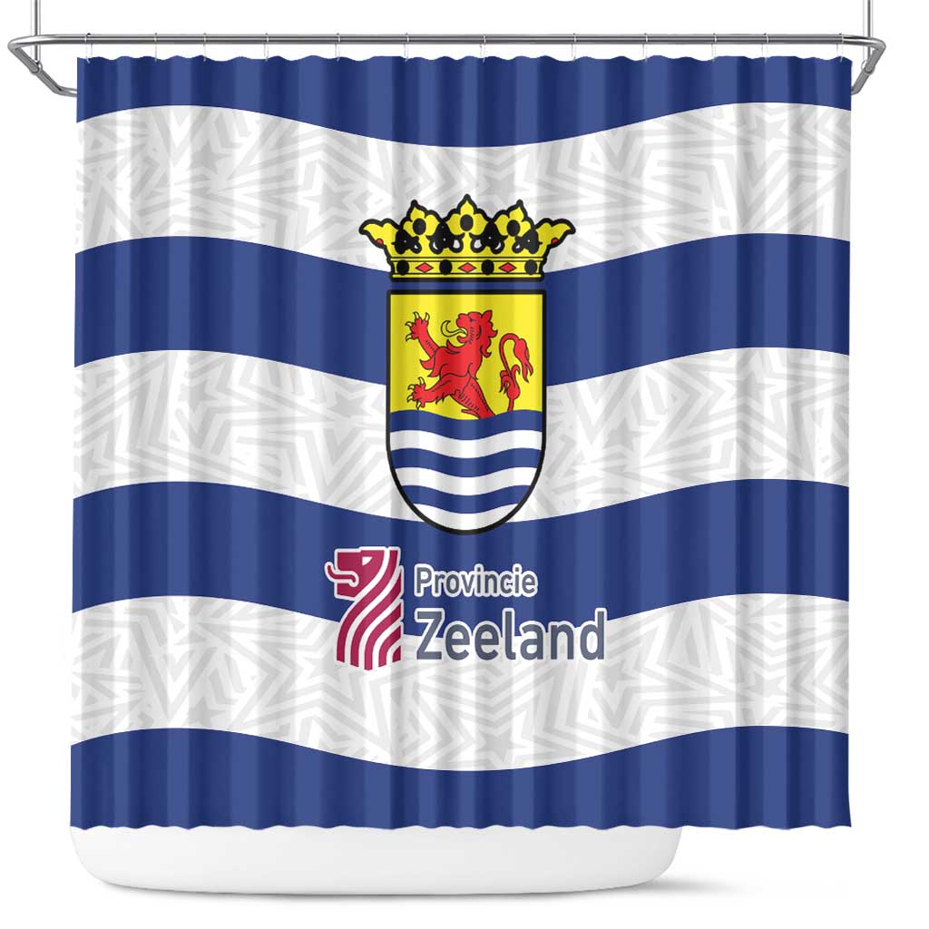 Netherlands Zeeland Province Shower Curtain Flag Style LT17