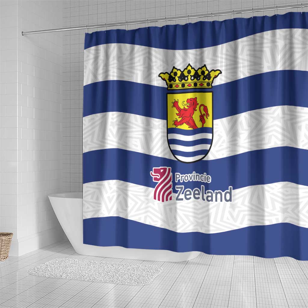 Netherlands Zeeland Province Shower Curtain Flag Style LT17