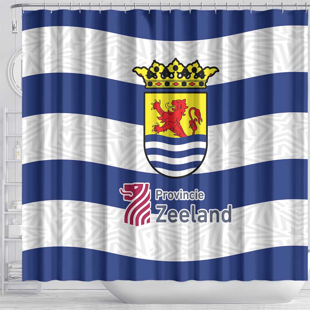 Netherlands Zeeland Province Shower Curtain Flag Style LT17