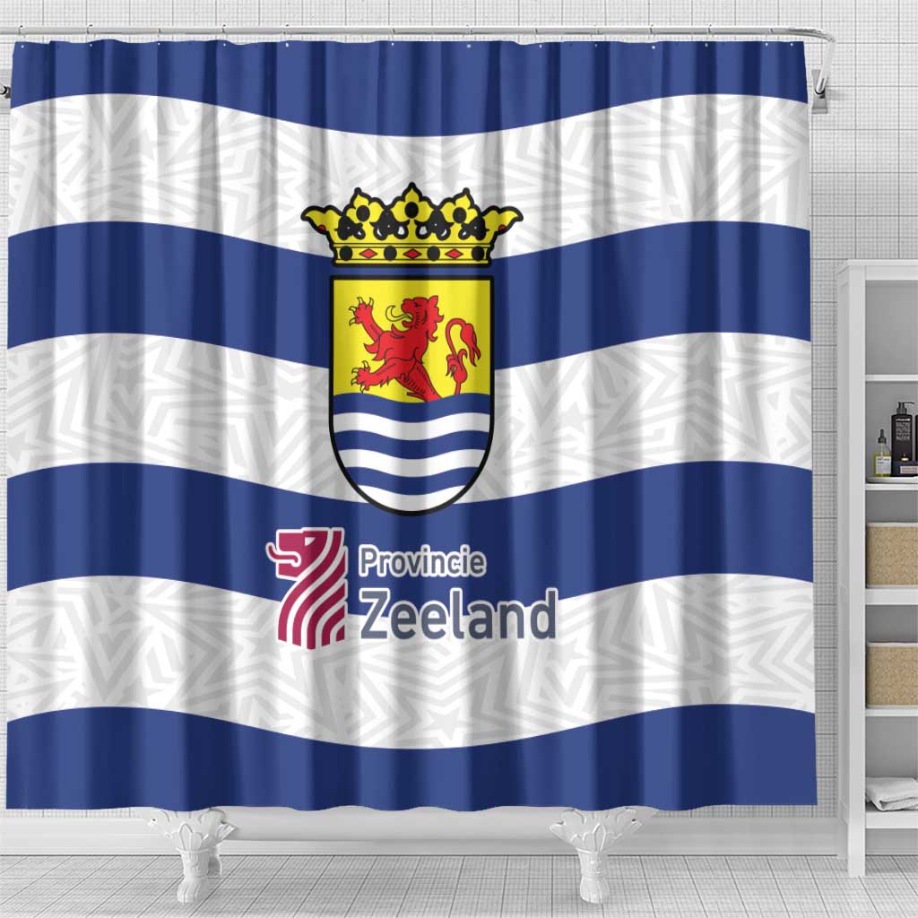 Netherlands Zeeland Province Shower Curtain Flag Style LT17