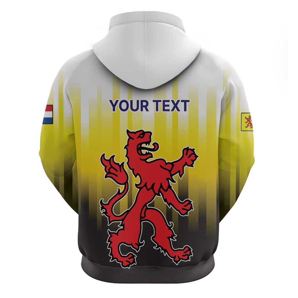 Netherlands Provincie Zuid-Holland Personalized Hoodie Flag Style LT17