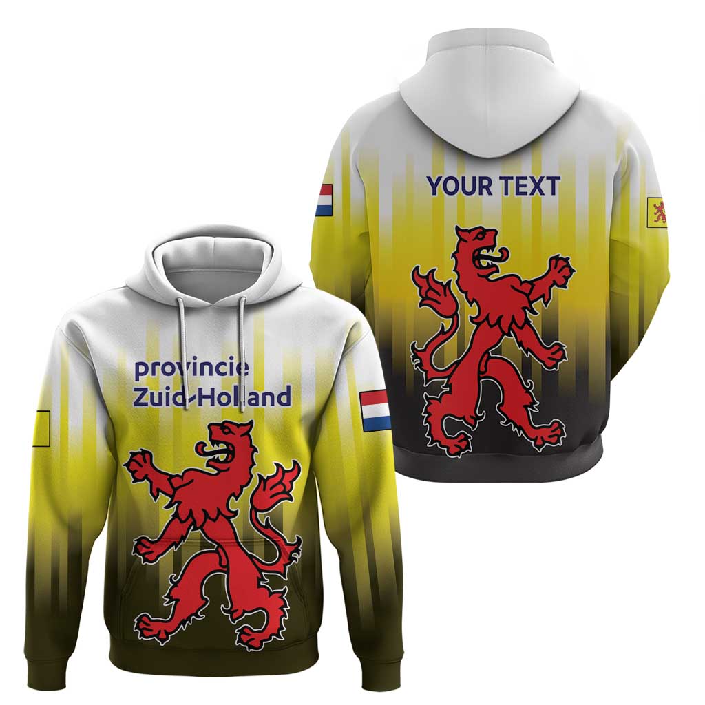 Netherlands Provincie Zuid-Holland Personalized Hoodie Flag Style LT17