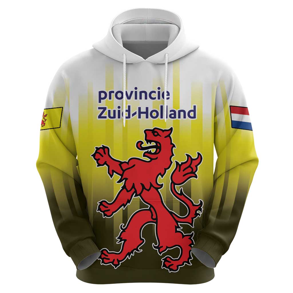 Netherlands Provincie Zuid-Holland Personalized Hoodie Flag Style LT17