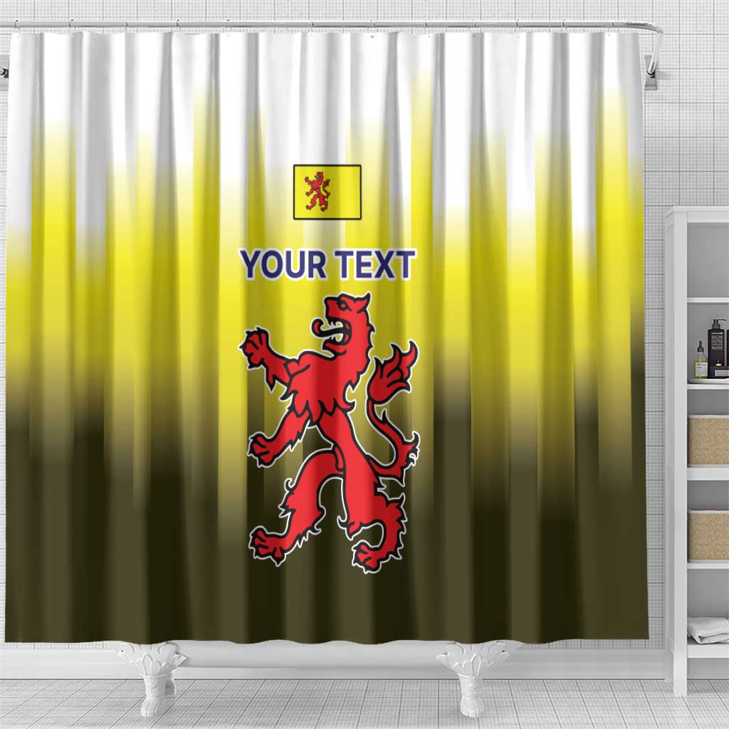 Netherlands Provincie Zuid-Holland Personalized Shower Curtain Flag Style LT17