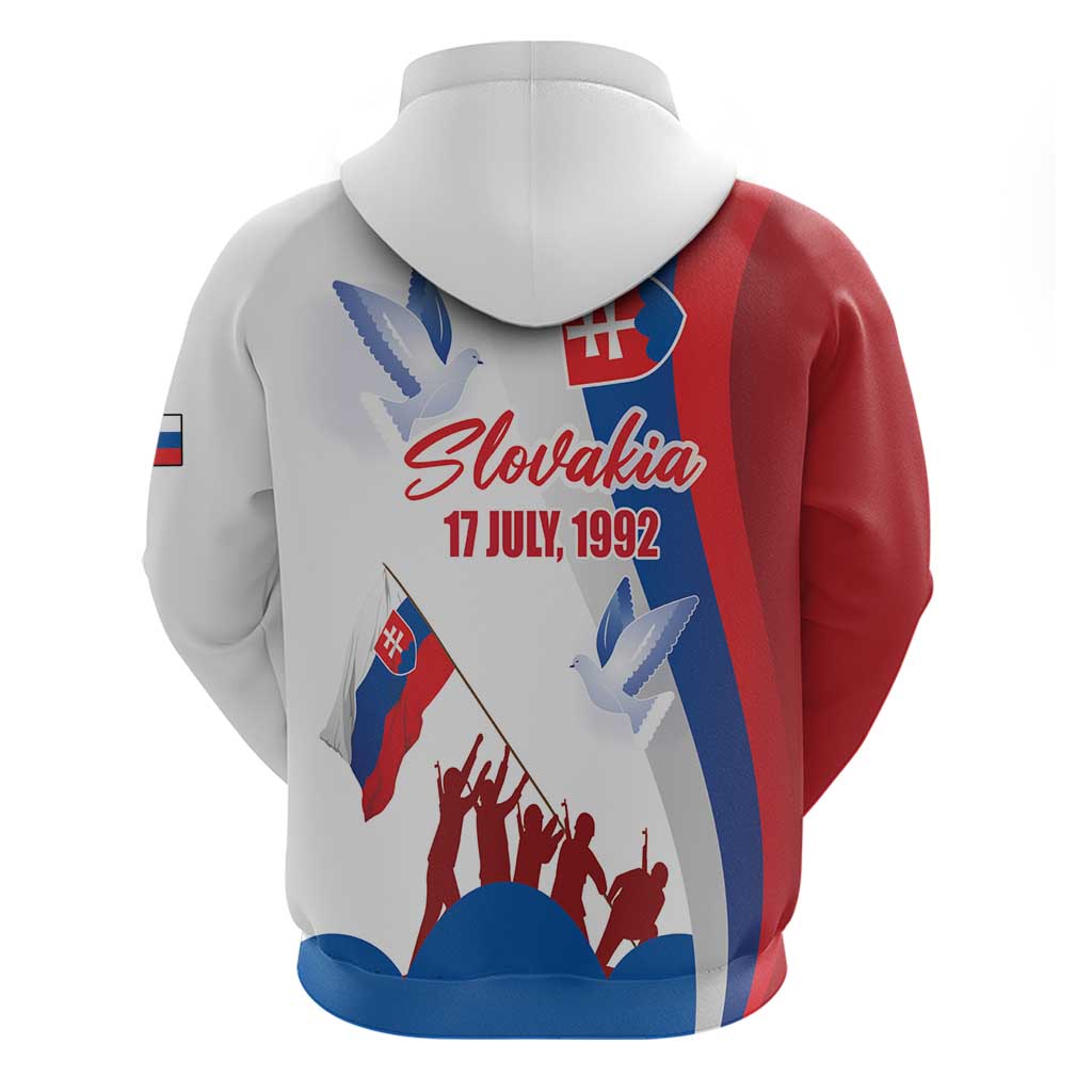 Slovakia Independence Day Hoodie 17th July 1992 LT17