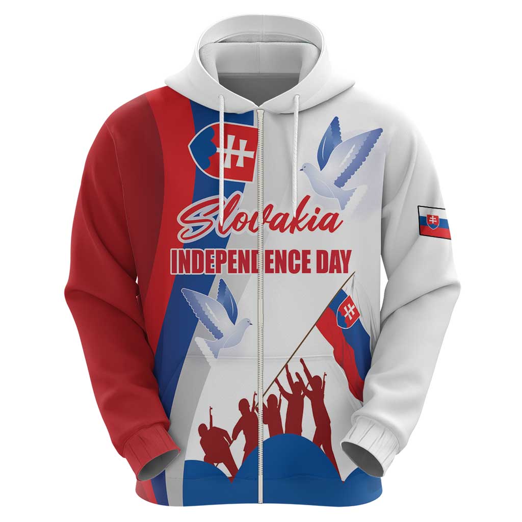 Slovakia Independence Day Hoodie 17th July 1992 LT17