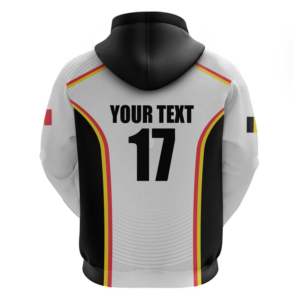 Custom Belgium Basketball Hoodie Lion Mascot Sporty Style LT17