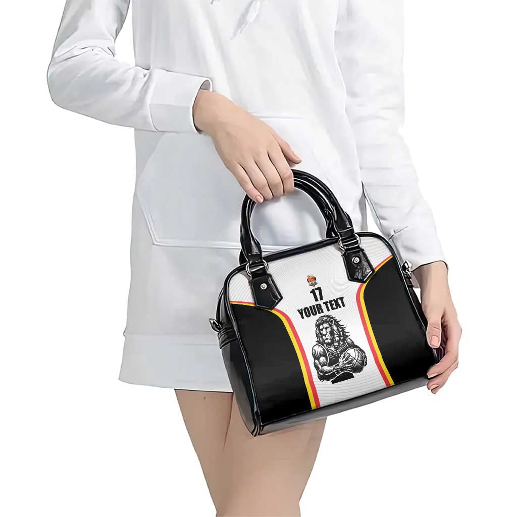 Custom Belgium Basketball Shoulder Handbag Lion Mascot Sporty Style LT17