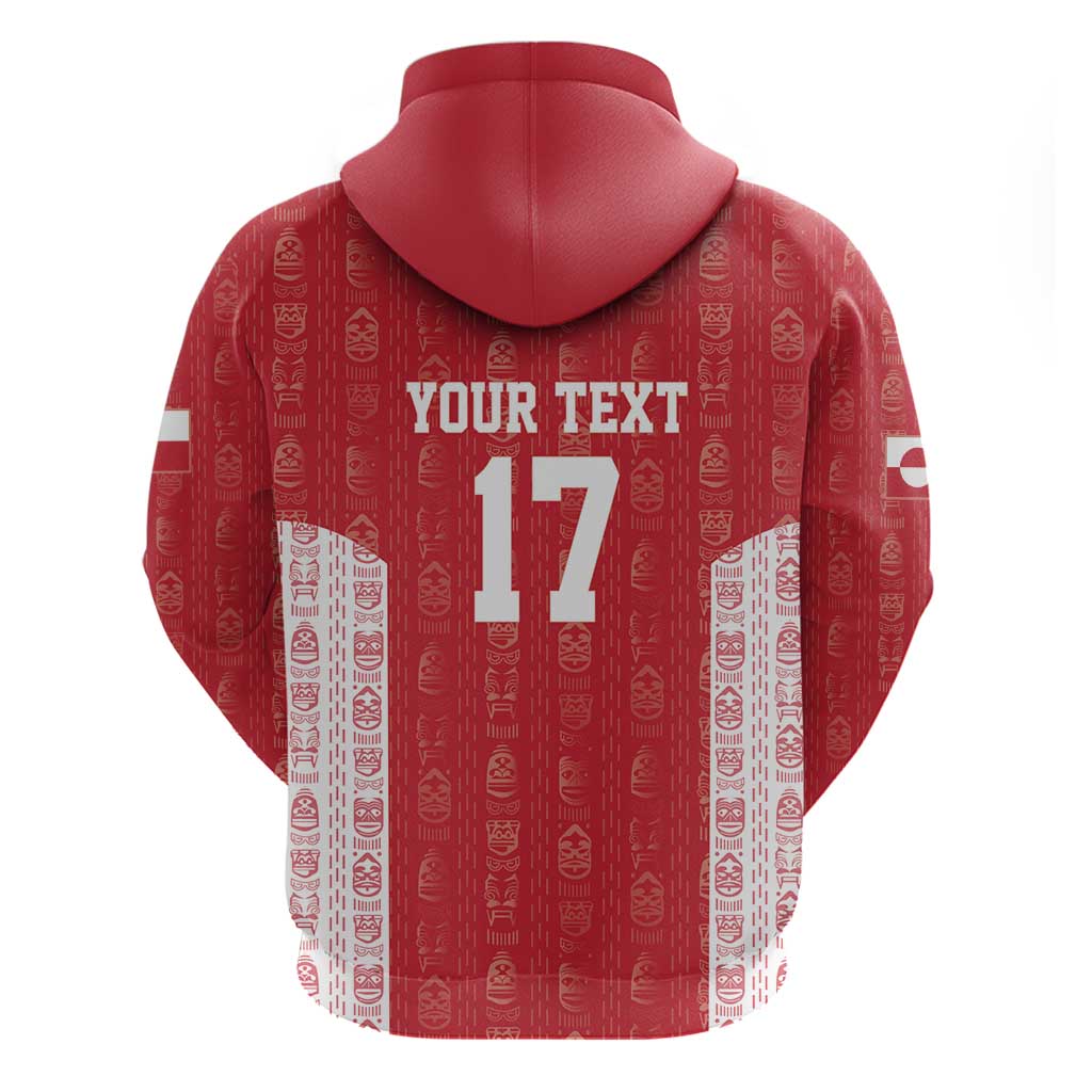 Custom Greenland Football 2024-25 Hoodie Tupilaq Pattern LT17
