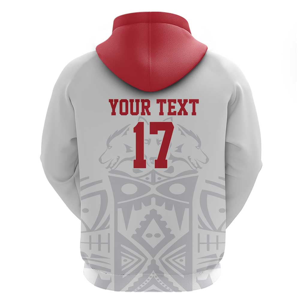 Custom Greenland Football Hoodie Polar-Bamserne 2022 Version LT17