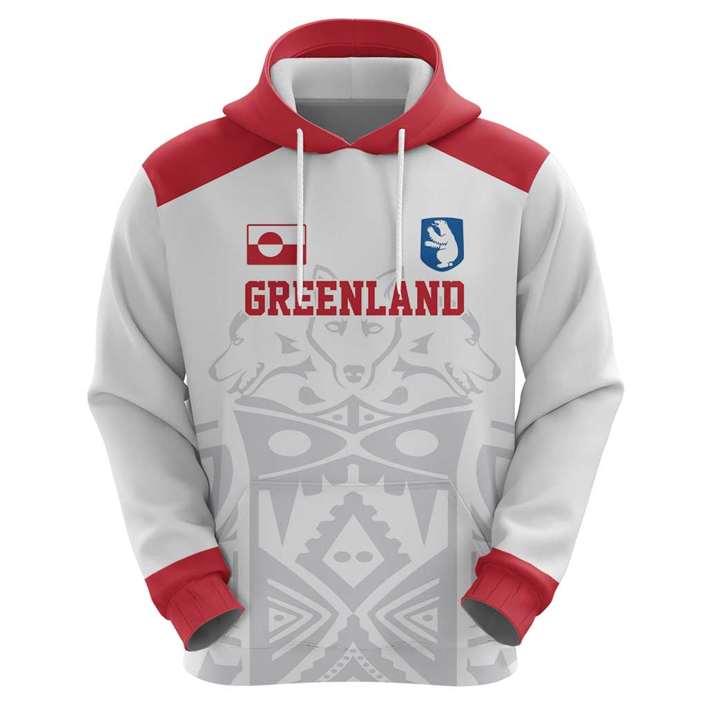 Custom Greenland Football Hoodie Polar-Bamserne 2022 Version LT17