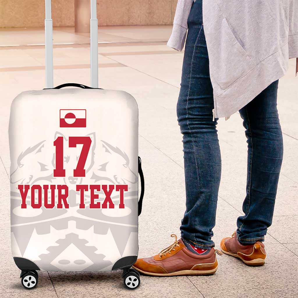 Custom Greenland Football Luggage Cover Polar-Bamserne 2022 Version LT17