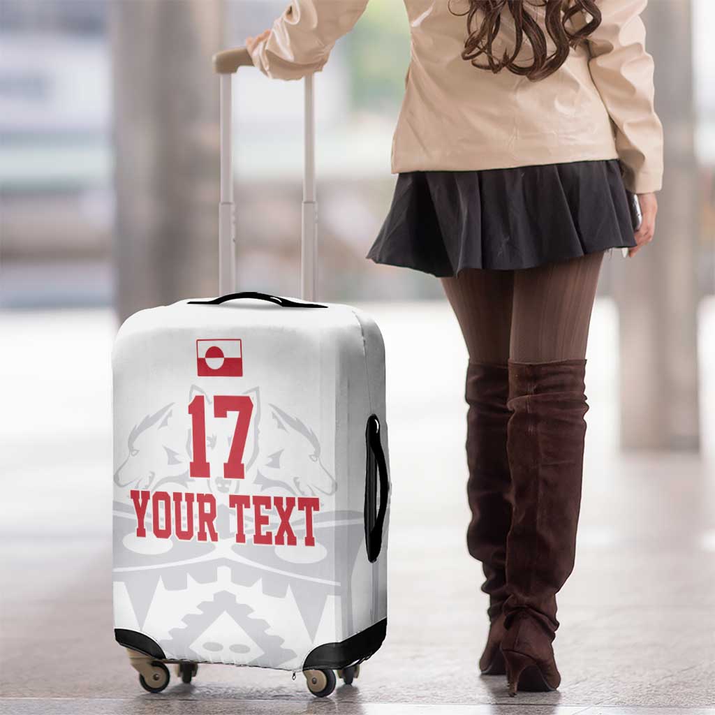 Custom Greenland Football Luggage Cover Polar-Bamserne 2022 Version LT17