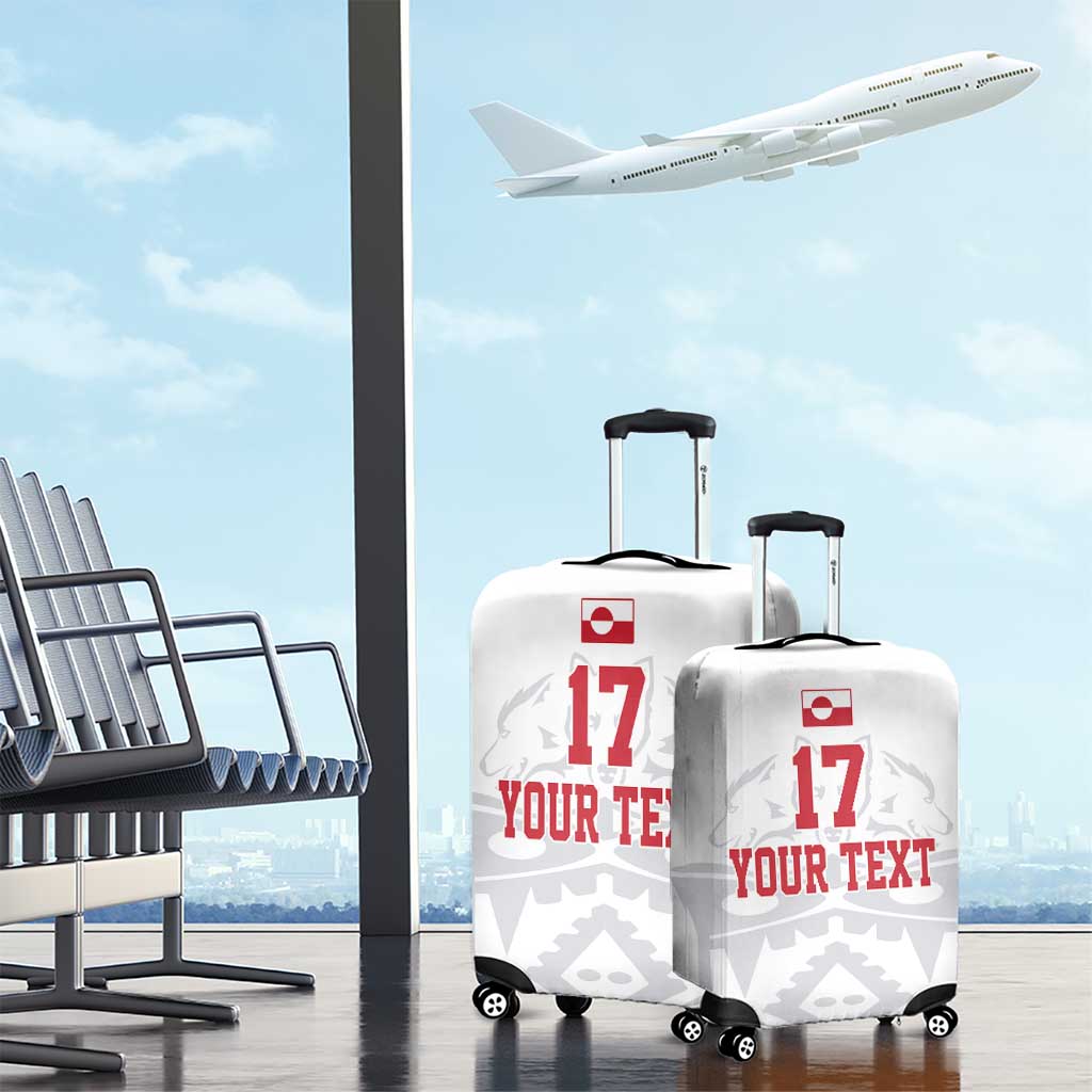 Custom Greenland Football Luggage Cover Polar-Bamserne 2022 Version LT17