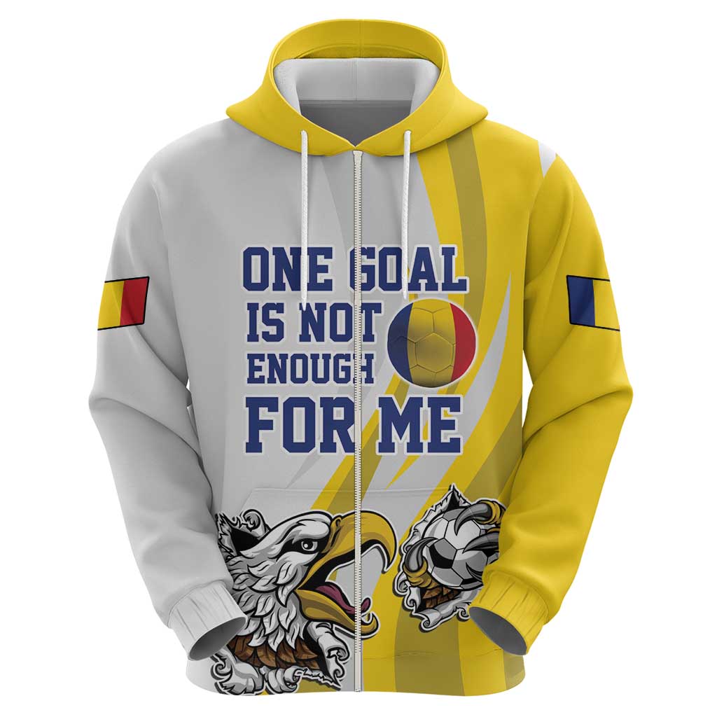 Custom Romania Football With Eagle Mascot Hoodie Sporty Style LT17