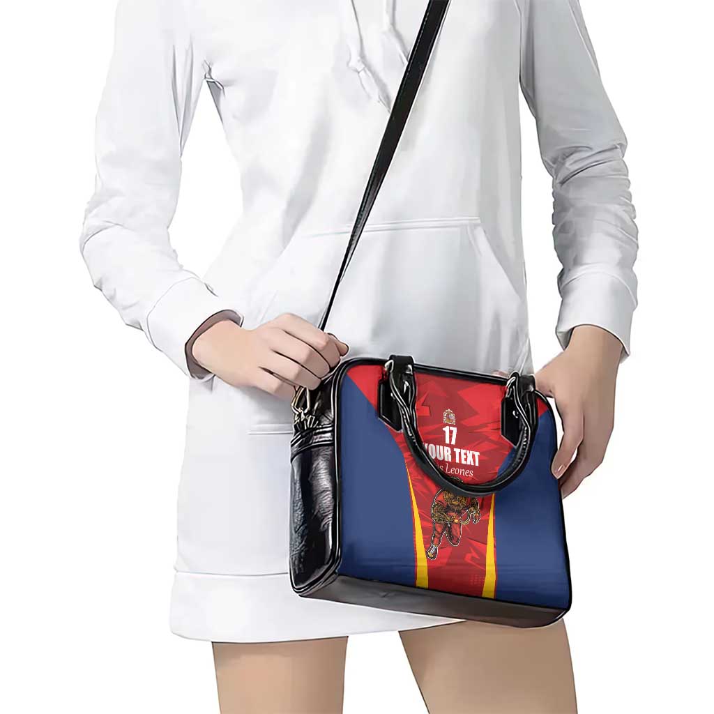 Custom Espana Rugby Spain Shoulder Handbag Lion Mascot Come on Los Leones Red Style LT17