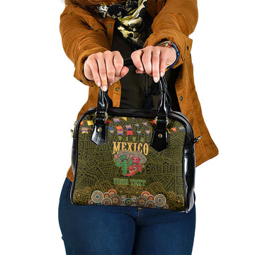 Personalized Mexico Cinco De Mayo Shoulder Handbag Chilli Pepper and Cactus LT17