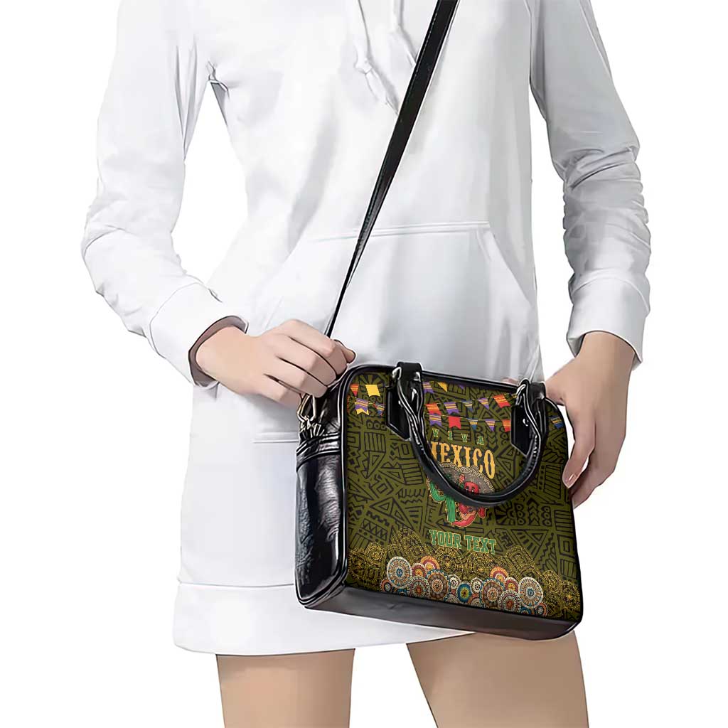 Personalized Mexico Cinco De Mayo Shoulder Handbag Chilli Pepper and Cactus LT17
