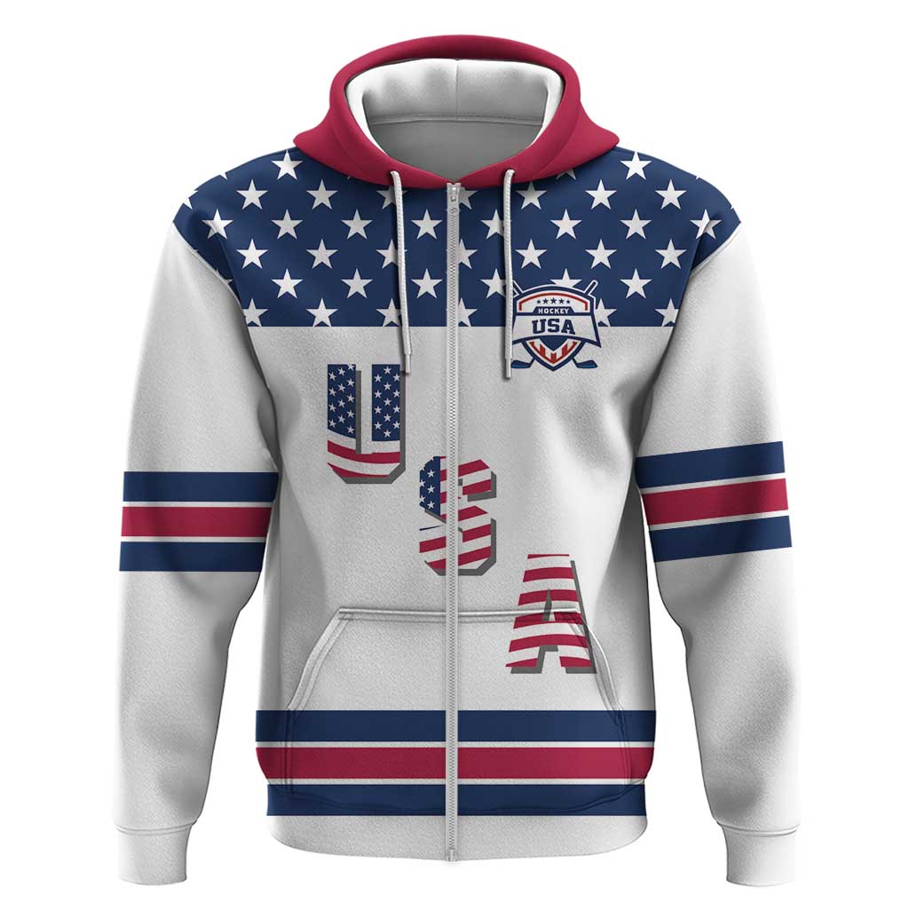 Custom USA Ice Hockey Hoodie Sporty Style Go Champions LT17