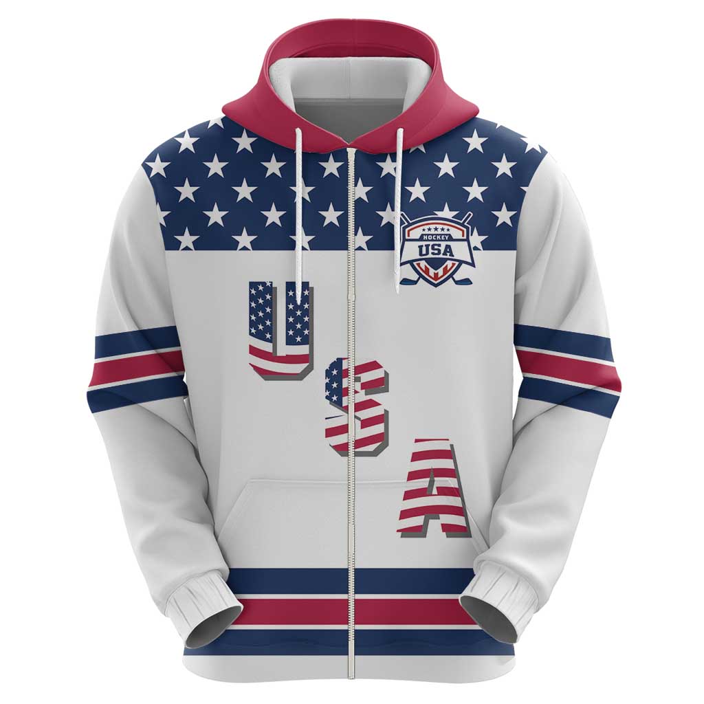 Custom USA Ice Hockey Hoodie Sporty Style Go Champions LT17