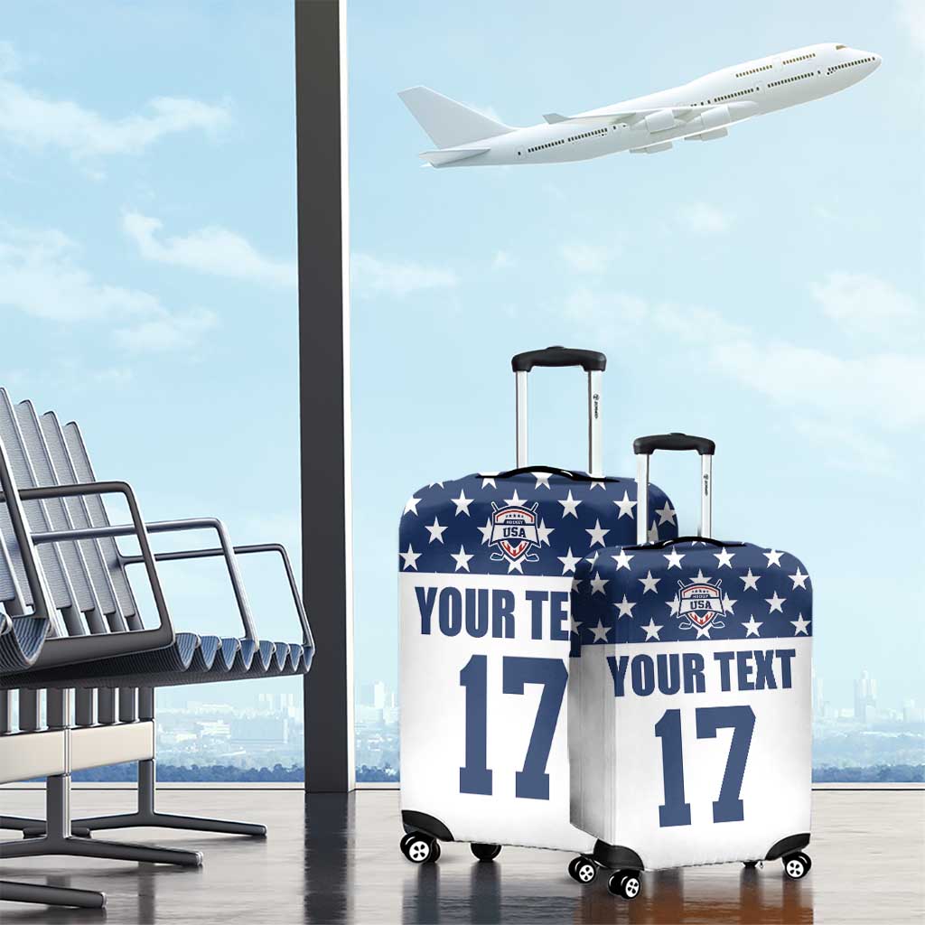 Custom USA Ice Hockey Luggage Cover Sporty Style Go Champions LT17