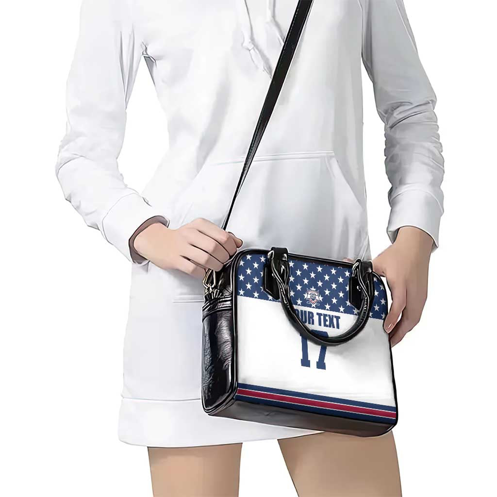 Custom USA Ice Hockey Shoulder Handbag Sporty Style Go Champions LT17