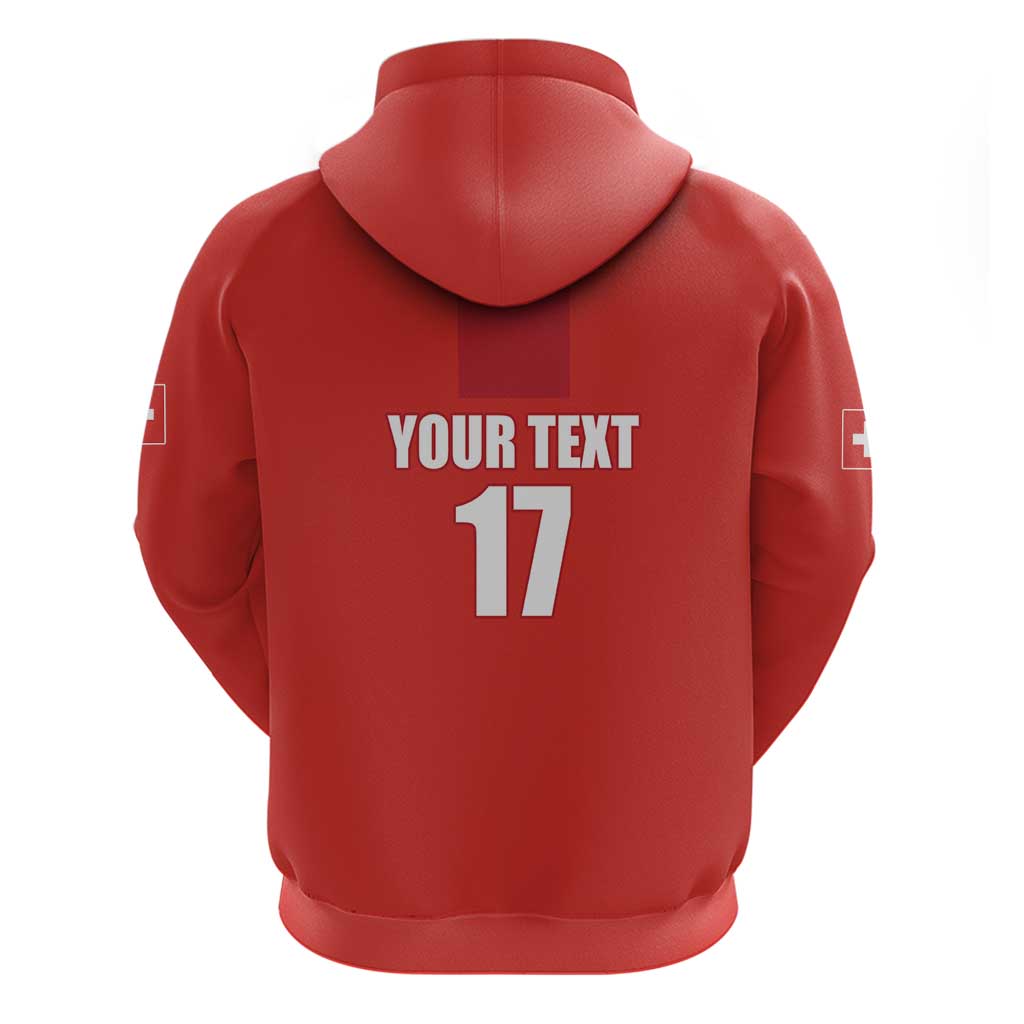 Custom Switzerland Ice Hockey Hoodie La Nati Go Champions LT17