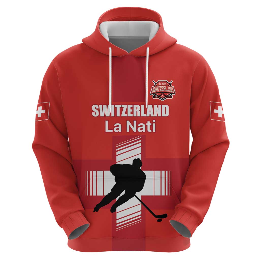 Custom Switzerland Ice Hockey Hoodie La Nati Go Champions LT17