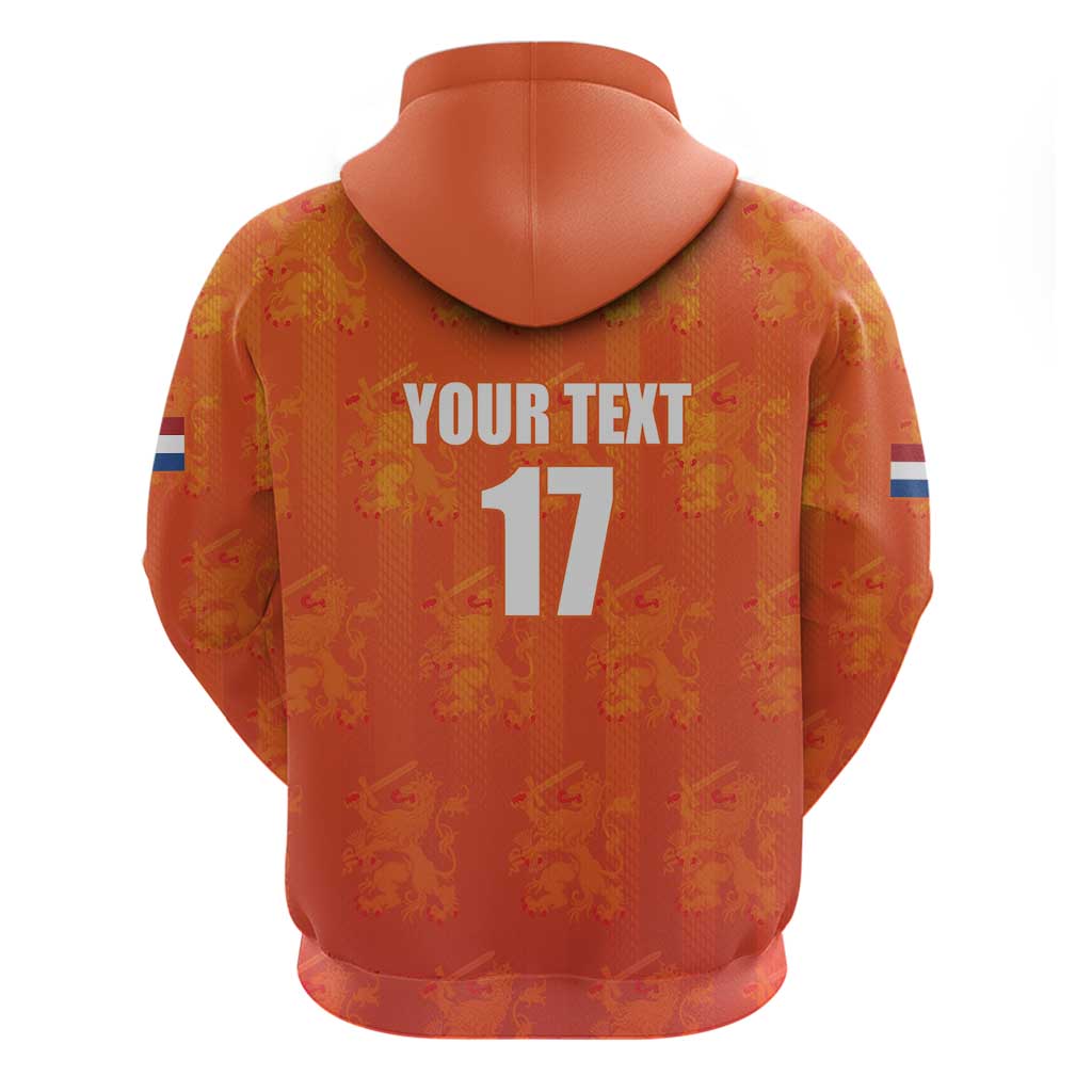 Custom Netherlands Football Hoodie Oranje Go Champions LT17