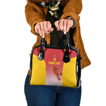 Custom Espana Basketball Spain Shoulder Handbag Baloncesto Come on La Roja Red Style LT17