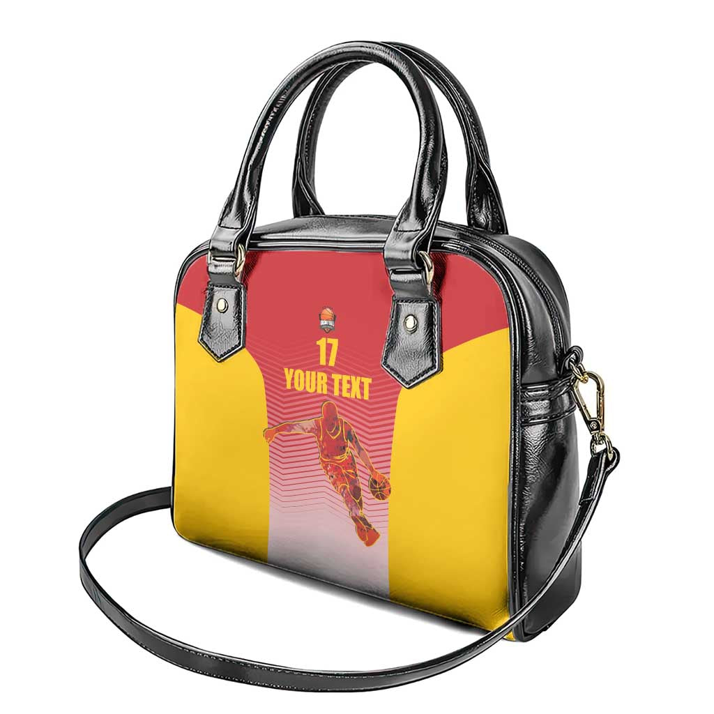 Custom Espana Basketball Spain Shoulder Handbag Baloncesto Come on La Roja Red Style LT17