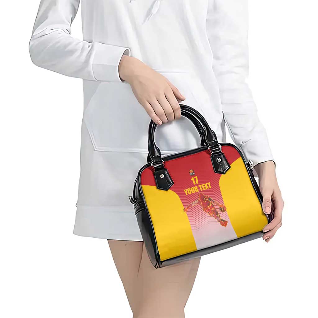 Custom Espana Basketball Spain Shoulder Handbag Baloncesto Come on La Roja Red Style LT17