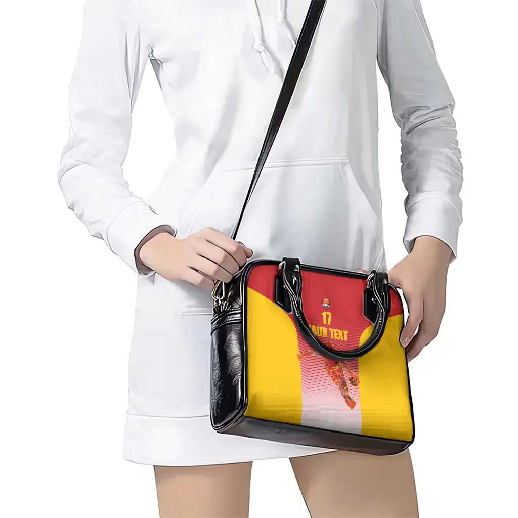 Custom Espana Basketball Spain Shoulder Handbag Baloncesto Come on La Roja Red Style LT17