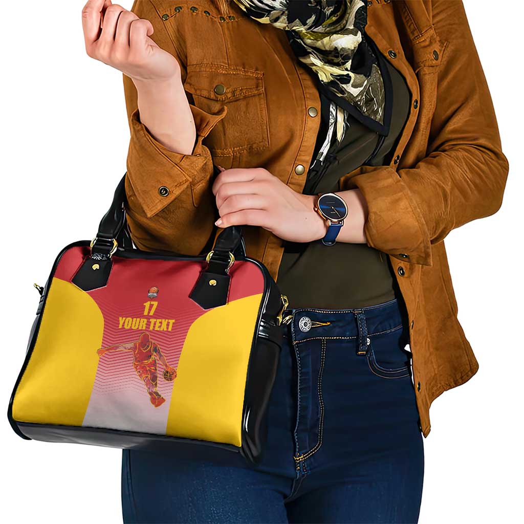 Custom Espana Basketball Spain Shoulder Handbag Baloncesto Come on La Roja Red Style LT17