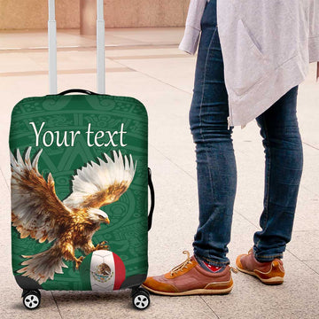 Personalized Viva Mexico Football Luggage Cover Mexican Eagle Mascot with Sporty Style LT17