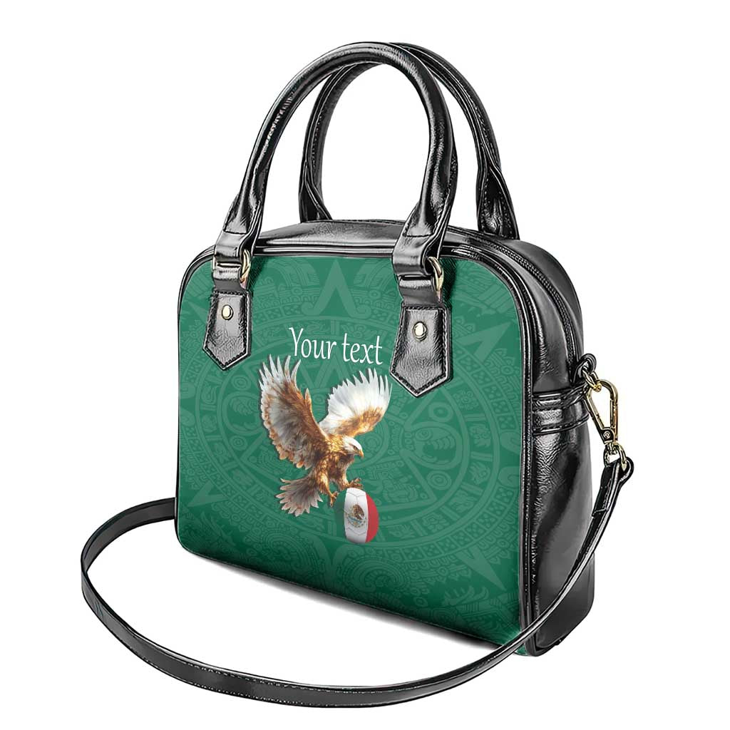 Personalized Viva Mexico Football Shoulder Handbag Mexican Eagle Mascot with Sporty Style LT17