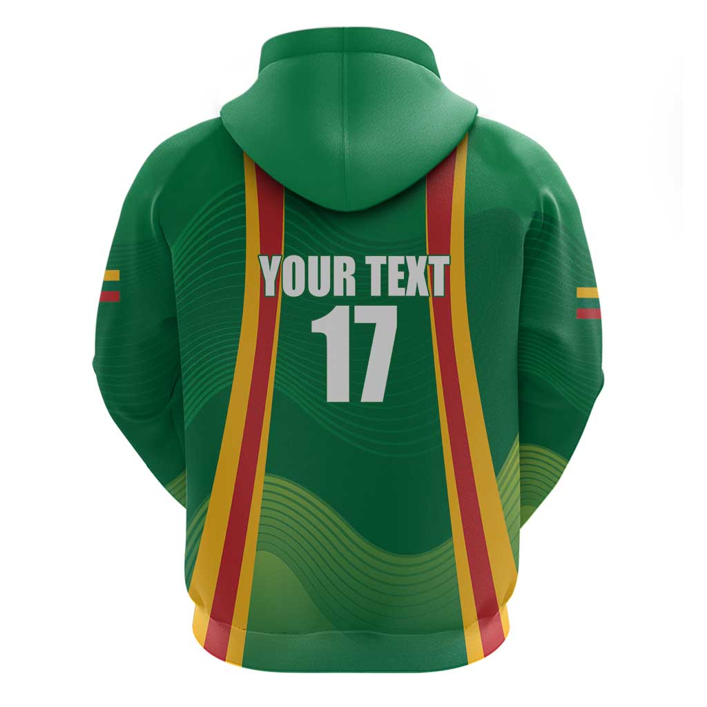 Custom Lithuania Basketball Hoodie Hoops Reach For the Sky LT17