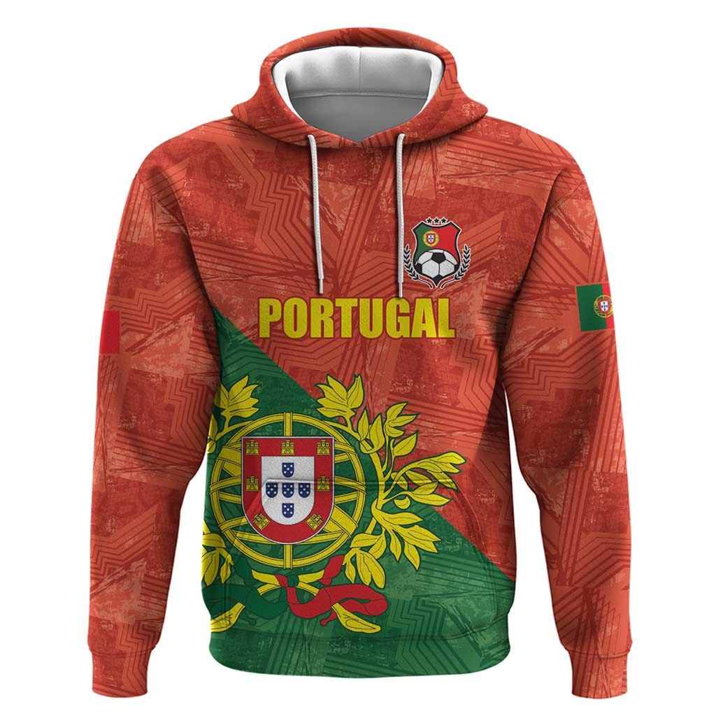 Custom Portugal Football Hoodie Sporty Style LT17