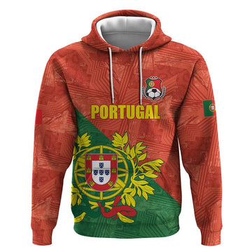 Custom Portugal Football Hoodie Sporty Style LT17