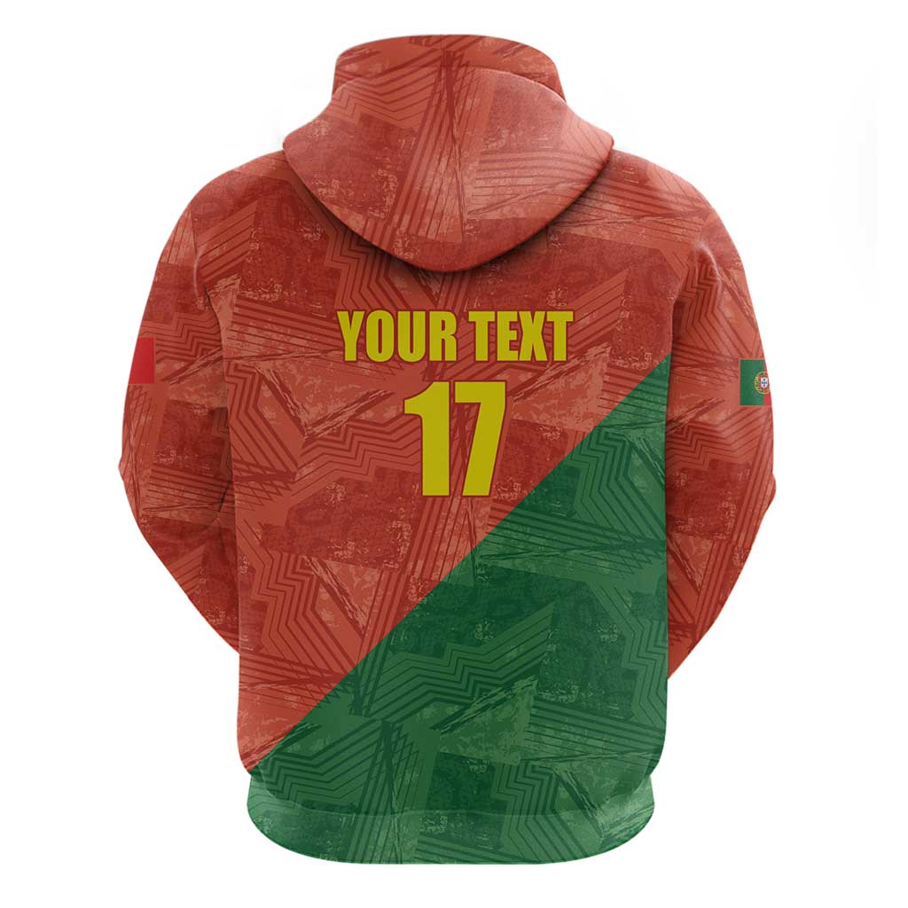 Custom Portugal Football Hoodie Sporty Style LT17