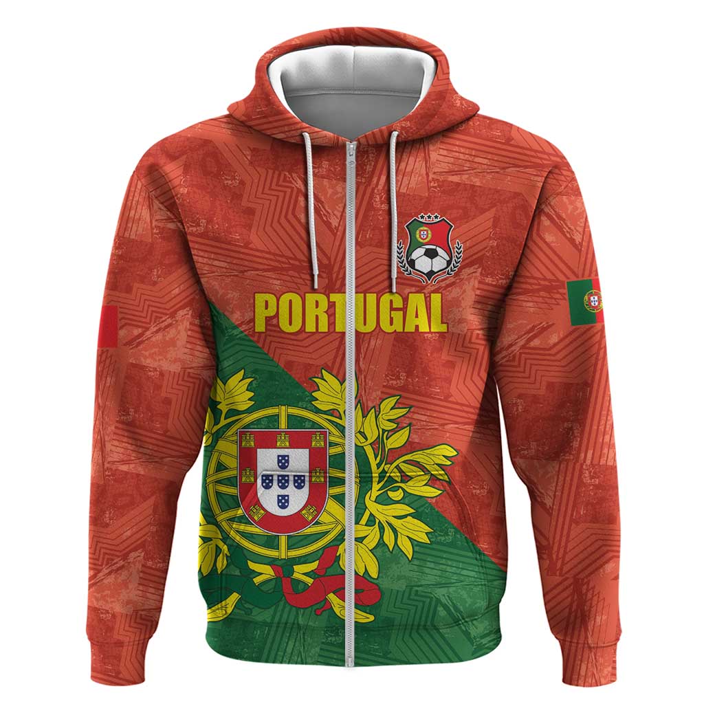 Custom Portugal Football Hoodie Sporty Style LT17