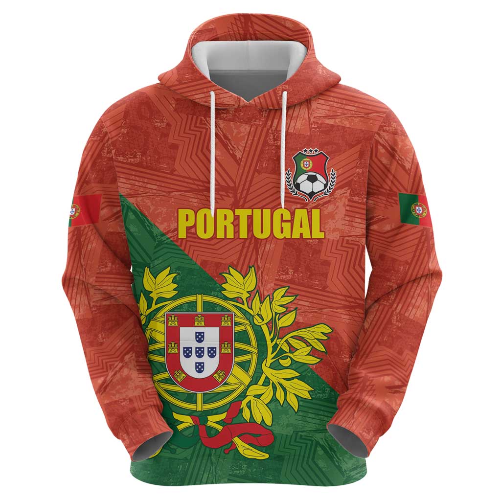 Custom Portugal Football Hoodie Sporty Style LT17