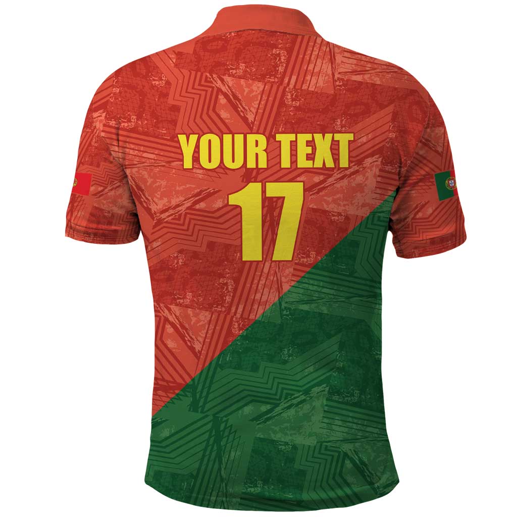 Custom Portugal Football Polo Shirt Sporty Style LT17
