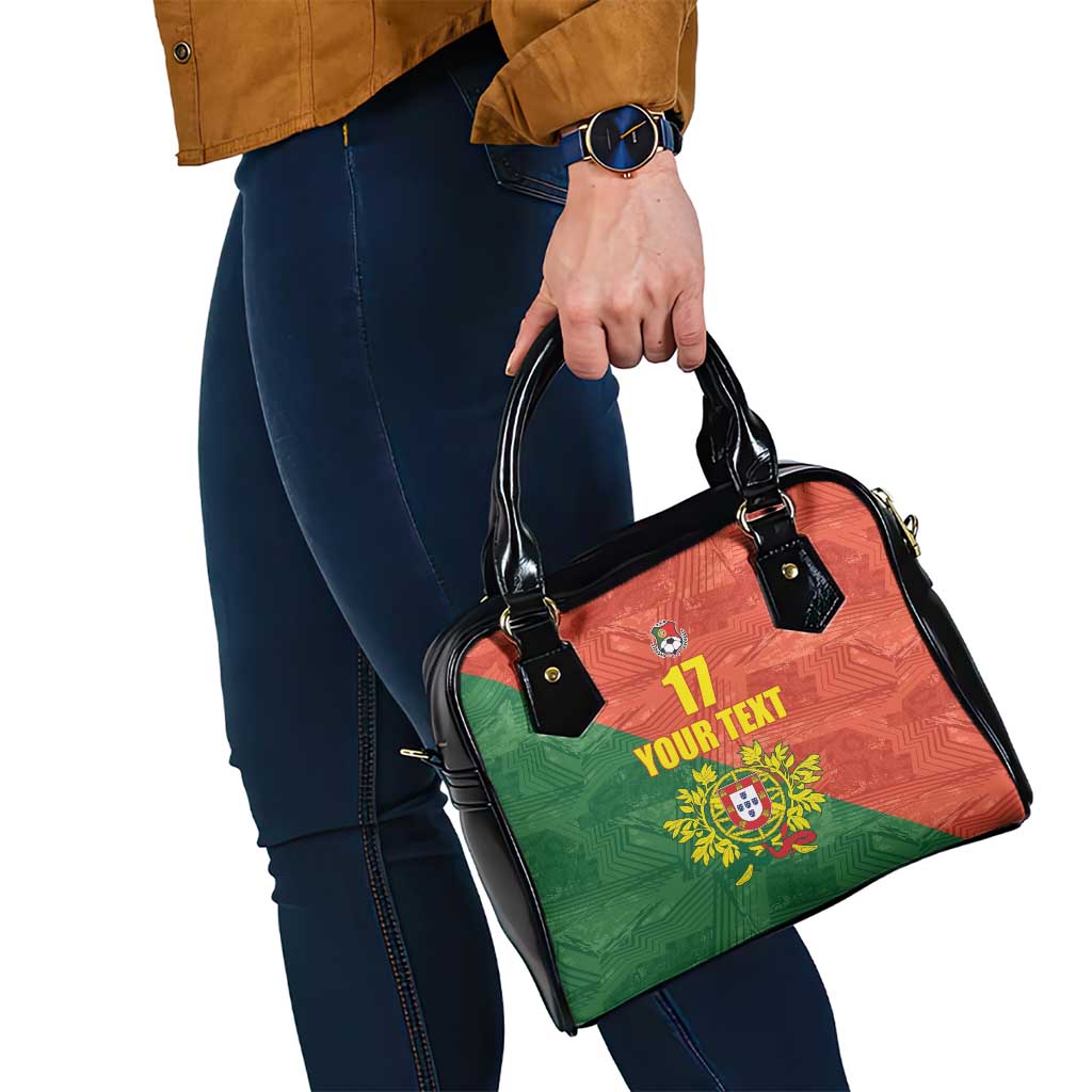 Custom Portugal Football Shoulder Handbag Sporty Style LT17