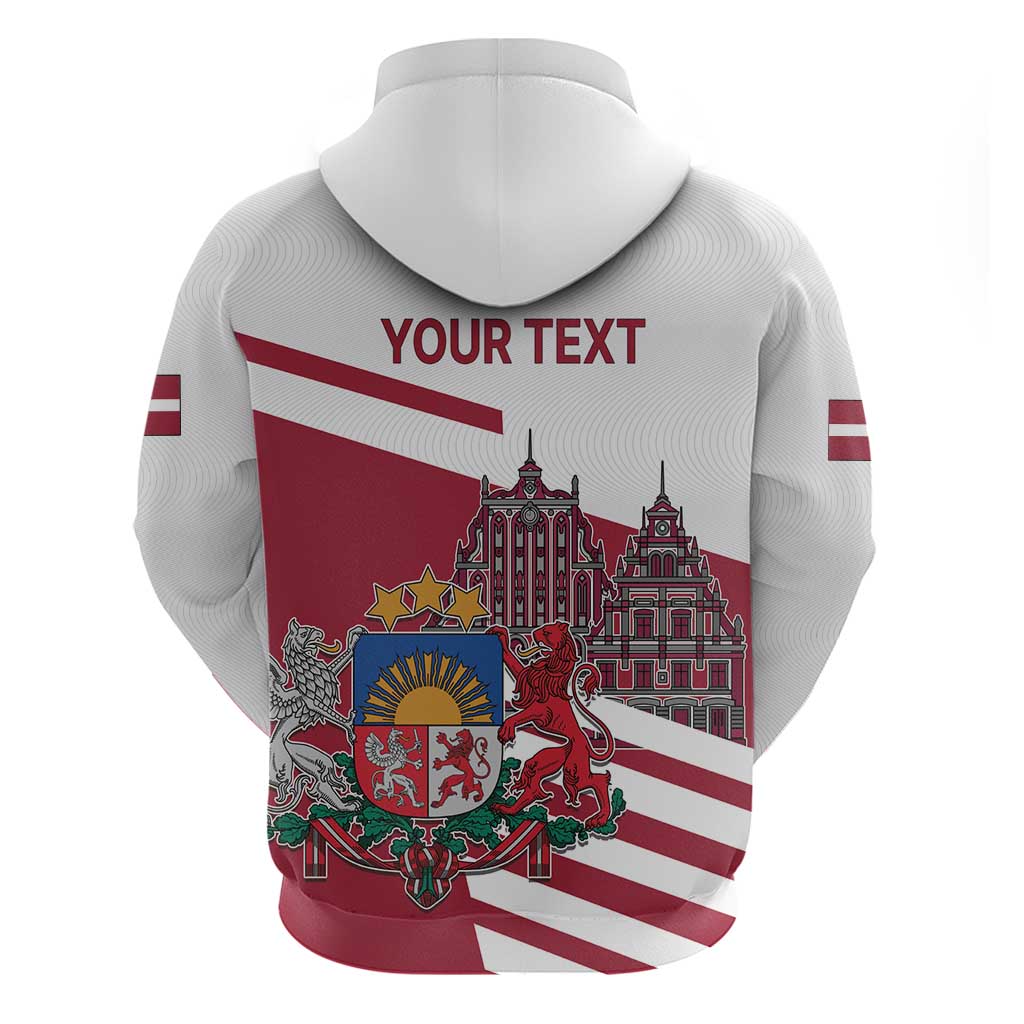 Personalized Riga Town Hall Square Latvia Hoodie Coat of Arms LT17