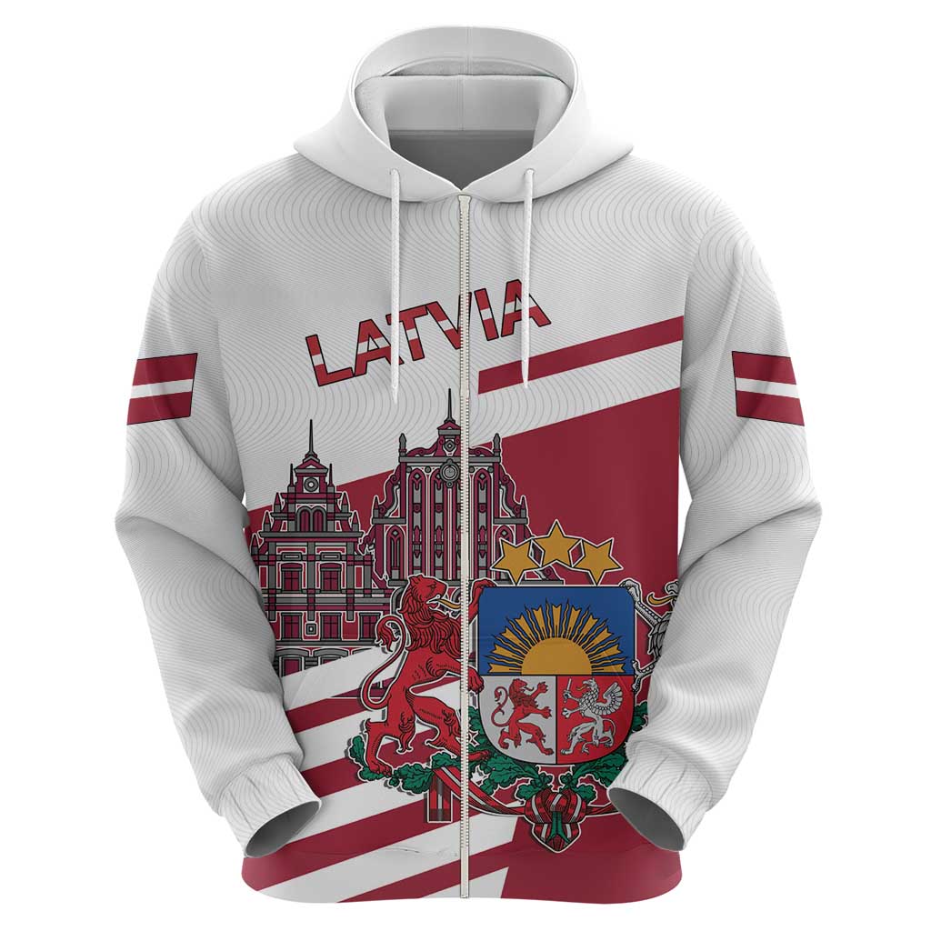 Personalized Riga Town Hall Square Latvia Hoodie Coat of Arms LT17