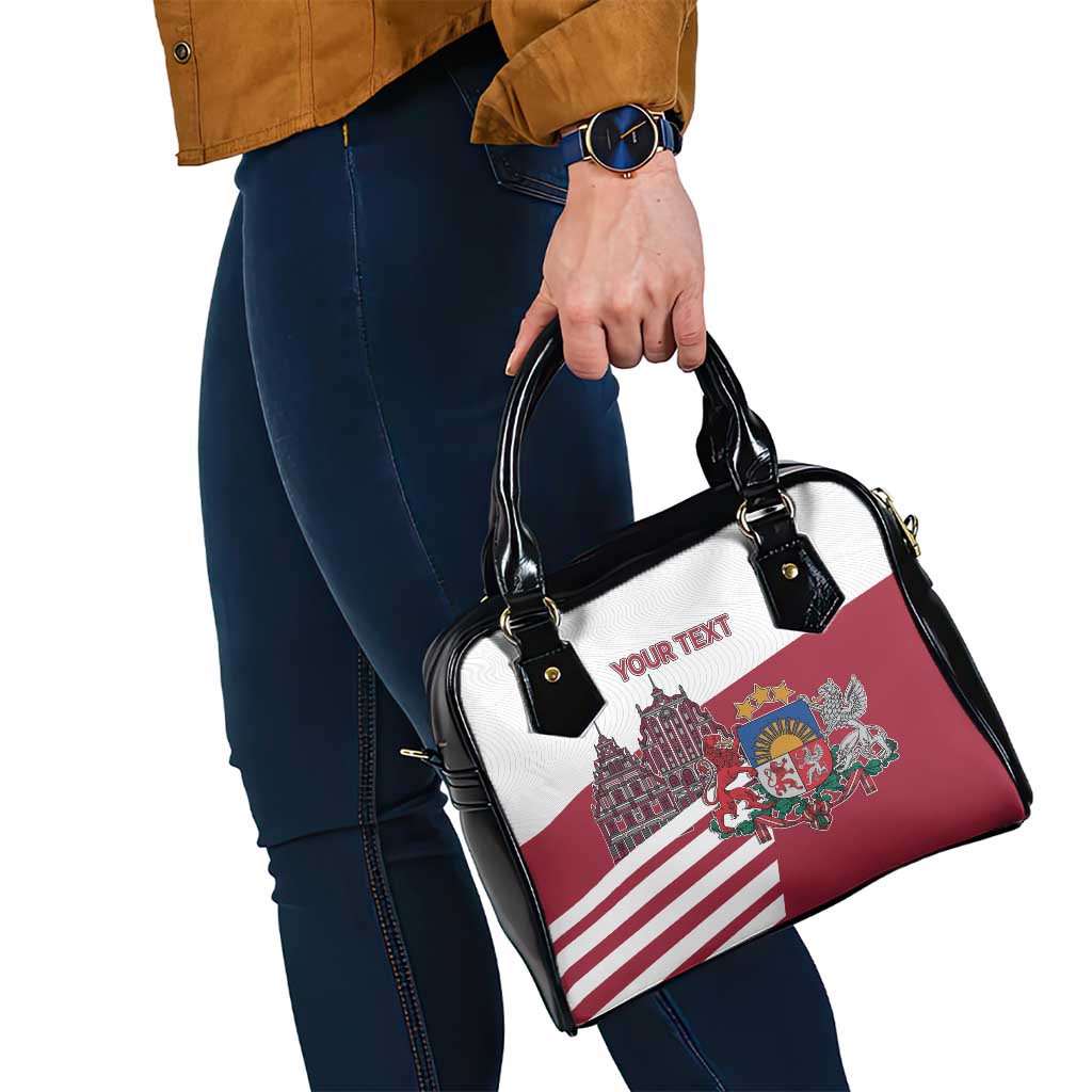 Personalized Riga Town Hall Square Latvia Shoulder Handbag Coat of Arms LT17