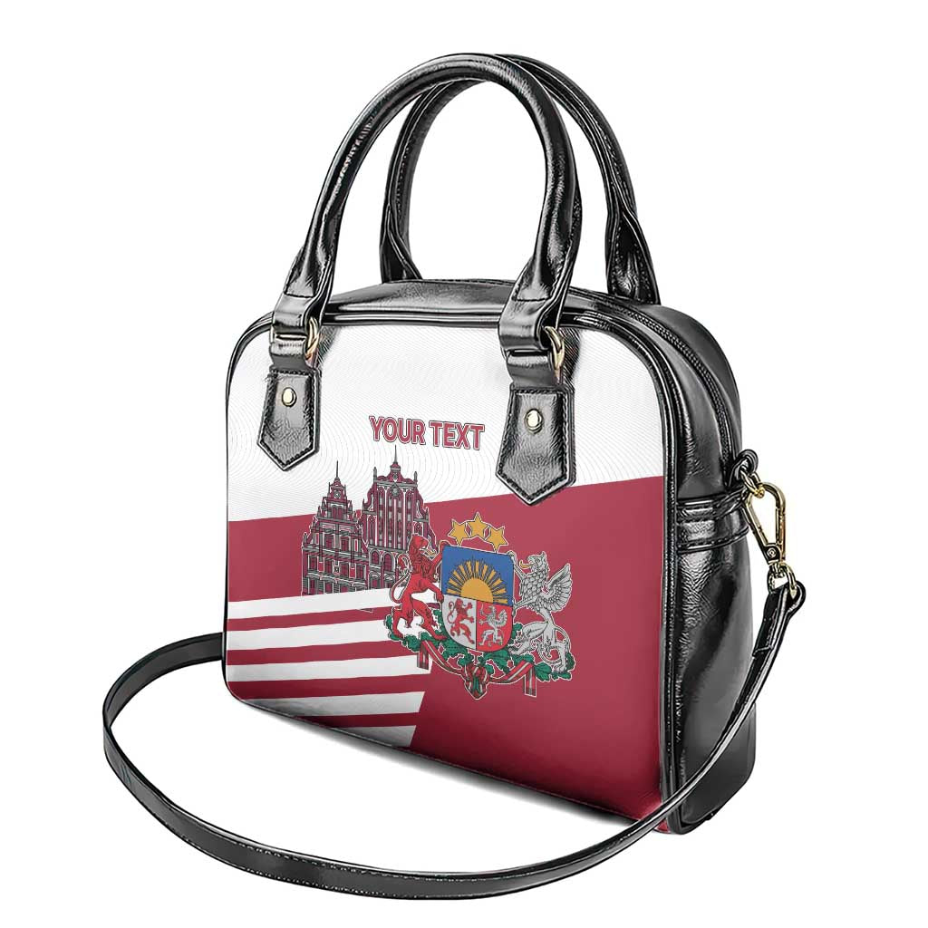Personalized Riga Town Hall Square Latvia Shoulder Handbag Coat of Arms LT17