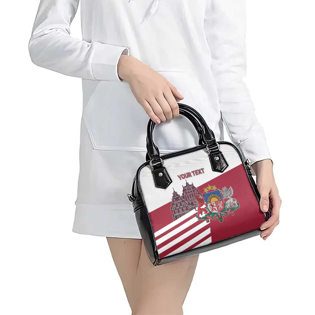 Personalized Riga Town Hall Square Latvia Shoulder Handbag Coat of Arms LT17